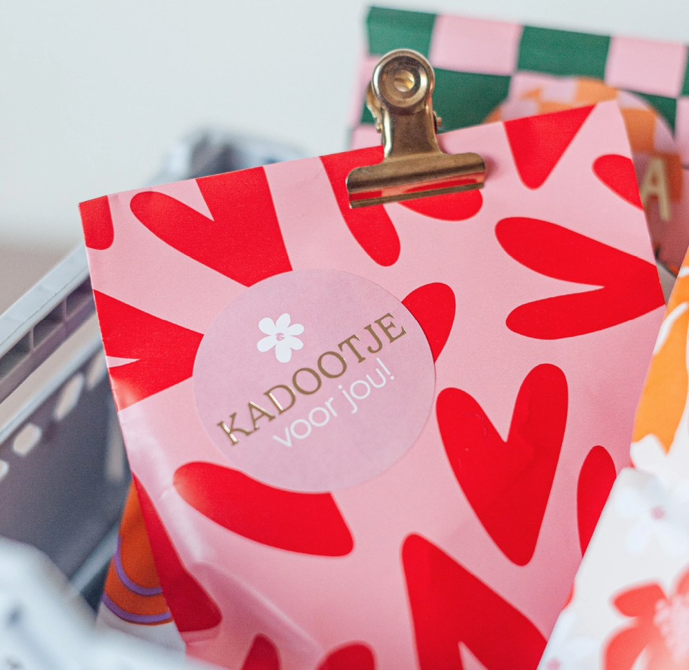 5 x KADOZAK | LOVELY HEARTS PINK | S