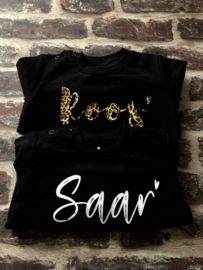 Sweater Dress met naam | BLACK