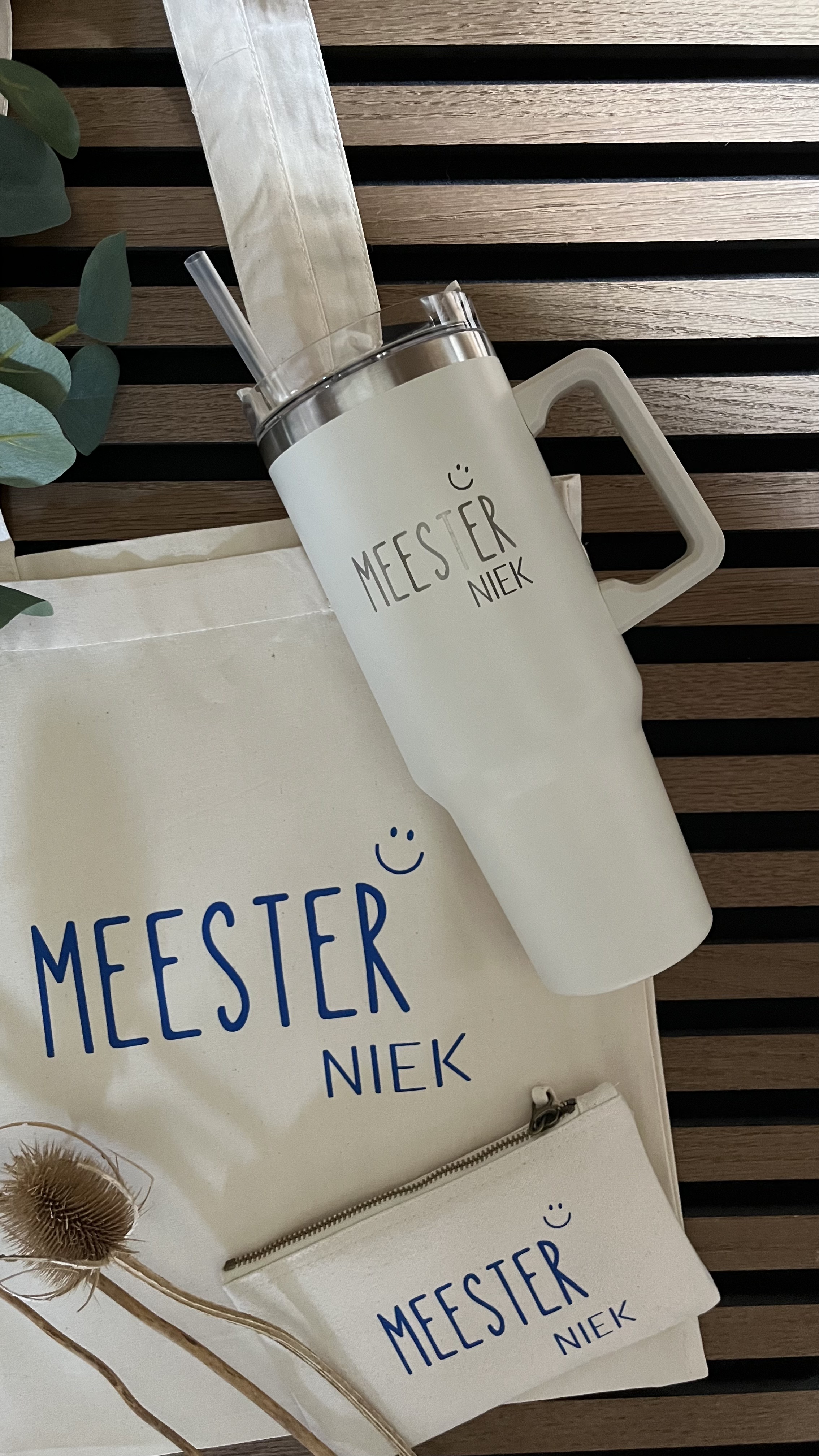 THERMOSBEKER XL MEESTER | MET NAAM