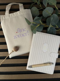 NOTITIEBOEK BEIGE | NAAM JUF