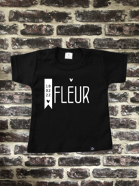 Shirtje NAAM + DATUM | Fleur