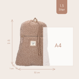 TEDDY IN TOWN Gymtas | KIDZROOM | BROWN