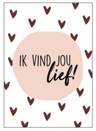 Kaart Ik vind jou lief!