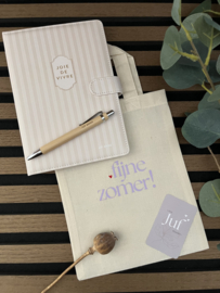 NOTITIEBOEK BEIGE | NAAM JUF