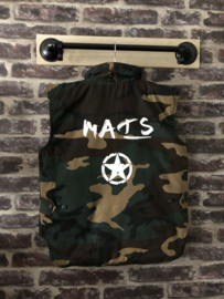 Camouflage Bodywarmer met naam