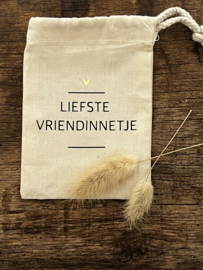 ZAKJE | liefste VRIENDINNETJE | COTTON