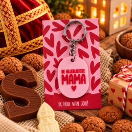 SLEUTELHANGER DE ALLERLIEFSTE MAMA
