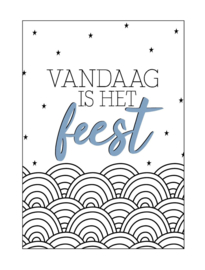 Kaart Vandaag is het feest