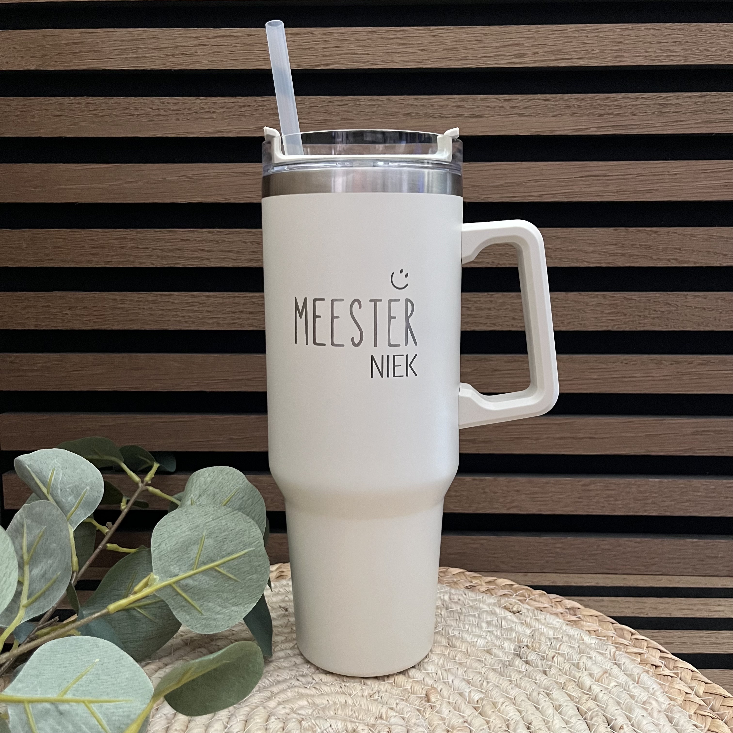 THERMOSBEKER XL MEESTER | MET NAAM