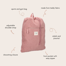 TEDDY IN TOWN Gymtas | KIDZROOM | PINK