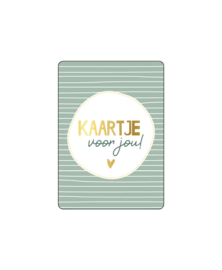 Kadokaartje XL | KAARTJE VOOR JOU! | MINT