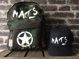 Rugzak Camouflage BOYS & GIRLS met naam