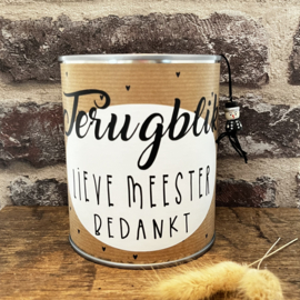 Terugblik lieve Meester bedankt