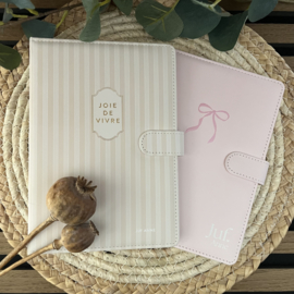NOTITIEBOEK ROZE | NAAM JUF