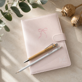 NOTITIEBOEK ROZE | NAAM JUF