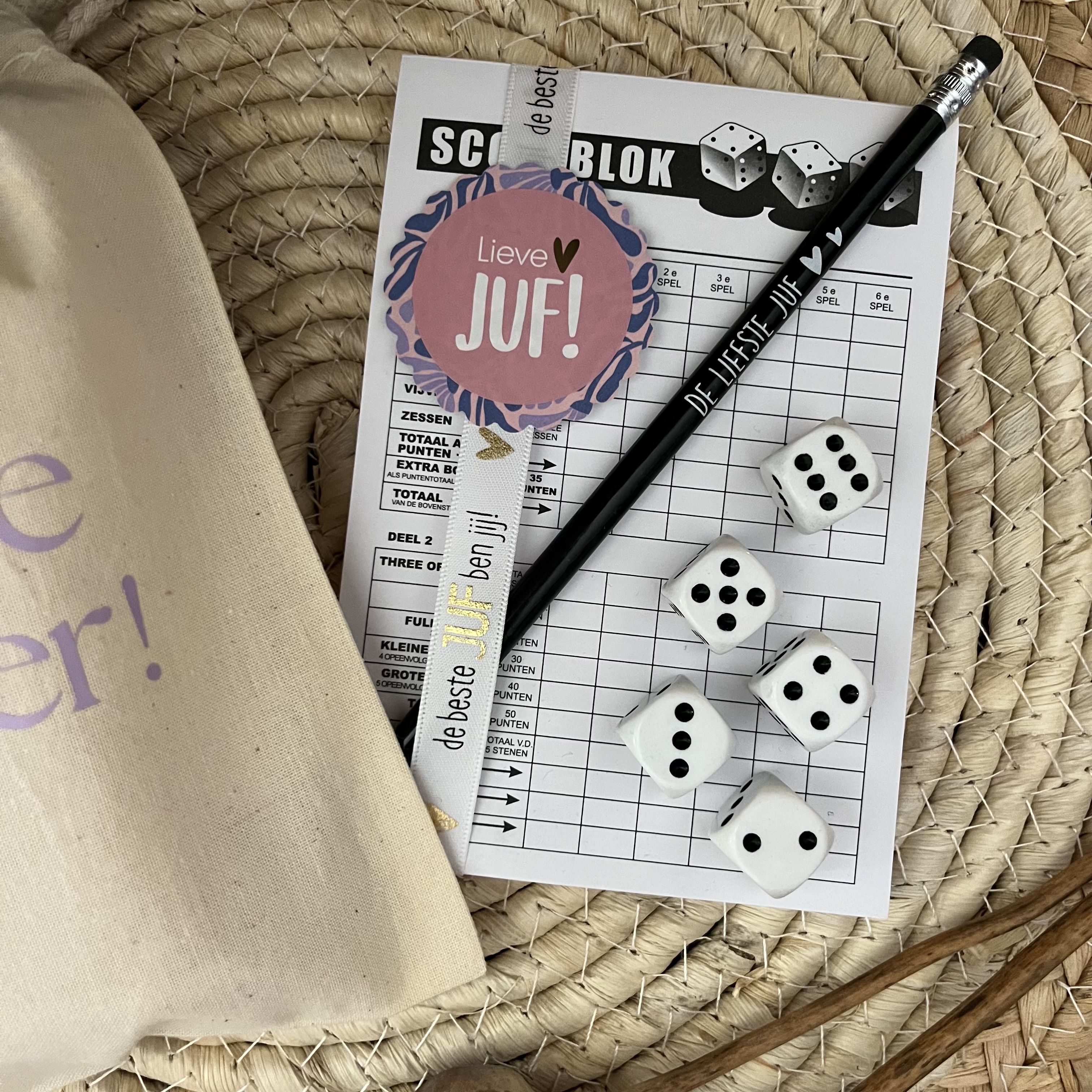 FIJNE ZOMER Juf! | Yahtzee