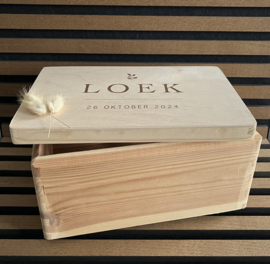 MEMORYBOX NAAM + GEBOORTEDATUM