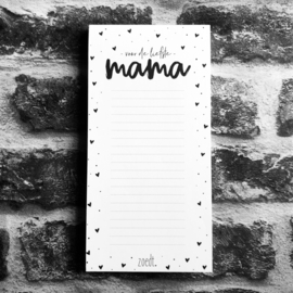 Notitieblok | voor de liefste mama