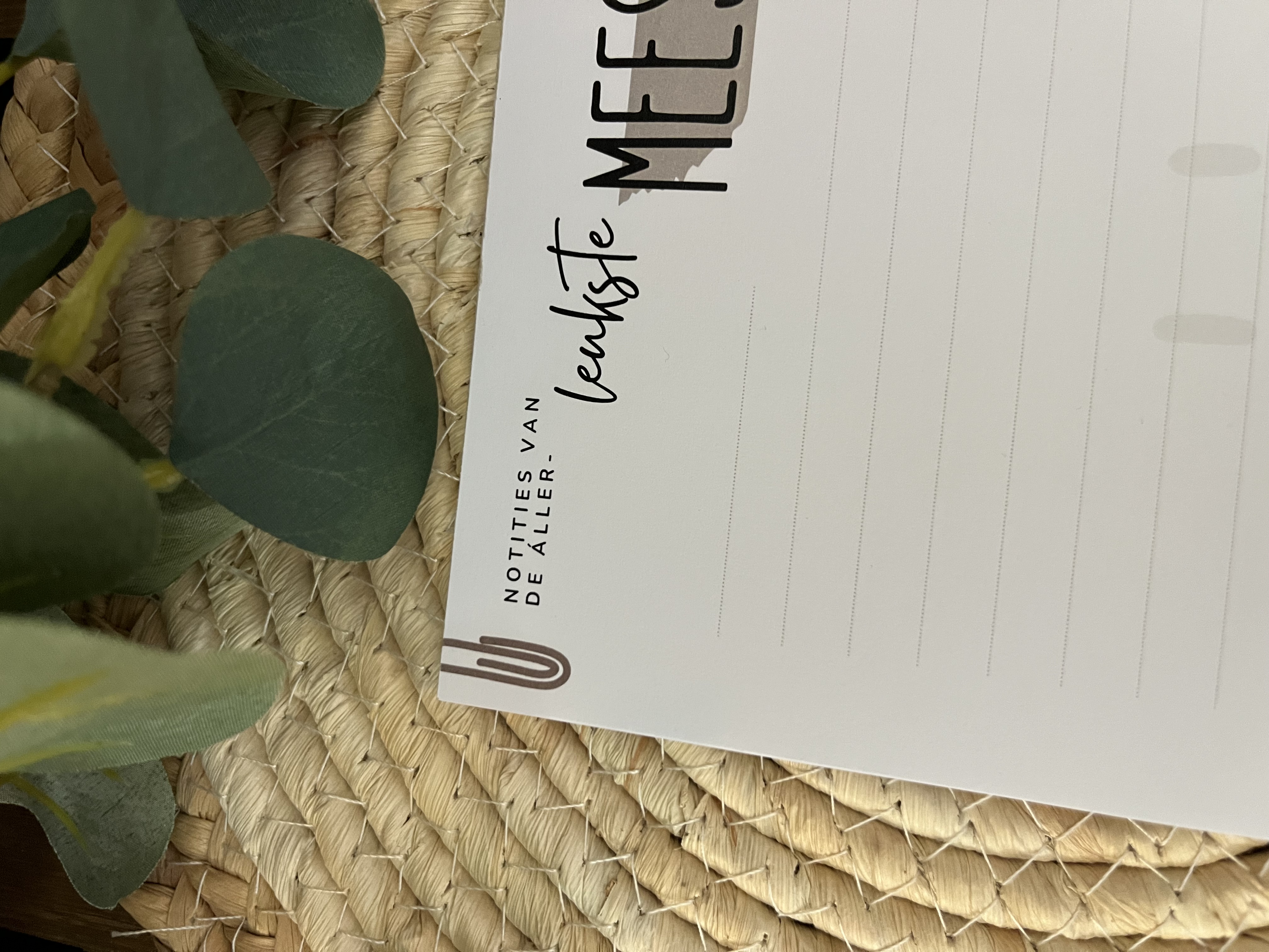 Notitieblok | NOTITIES VAN DE ÀLLER leukste MEESTER