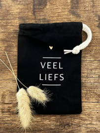 ZAKJE | veel LIEFS | COTTON