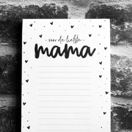 Notitieblok | voor de liefste mama