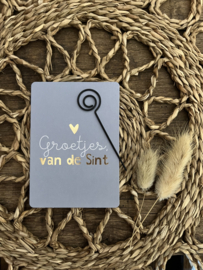 Kadokaartje XL | Groetjes, van de Sint