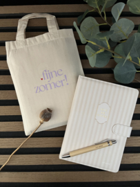 NOTITIEBOEK BEIGE | NAAM JUF