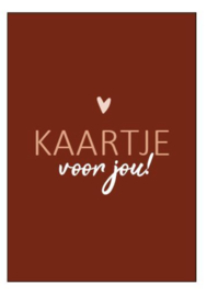 Kadokaartje XL | KAARTJE voor jou!