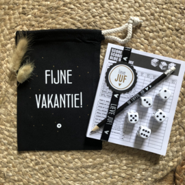 Fijne vakantie Juf! | Yahtzee