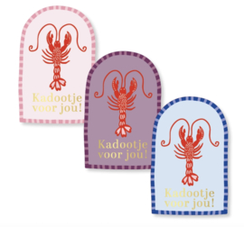 5x Sticker | KREEFT | Kadootje voor jou