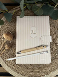 NOTITIEBOEK BEIGE | NAAM JUF