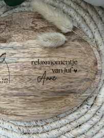 ONDERZETTER  |  RELAXMOMENTJE VAN JUF [NAAM]