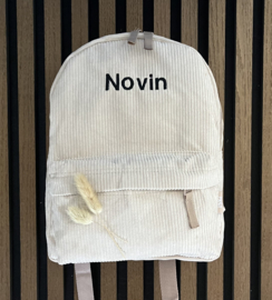 PRET RUN AROUND Rugzak | CORDUROY BEIGE