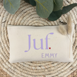 Etui JUF MET NAAM | NATUREL