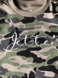 Sweater Dress met naam | CAMOUFLAGE