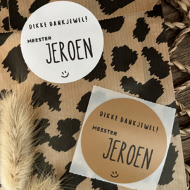 NAAMSTICKER | DIKKE DANKJEWEL! MEESTER [NAAM]