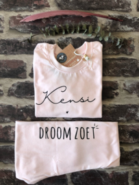 Pyjama met naam | SOFTPINK