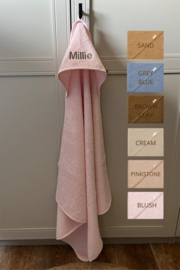 BADCAPE MET NAAM | 6 KLEUREN