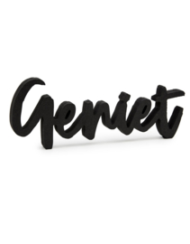 GENIET - zwart hout