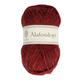 Alafoss lopi 9962 Ruby red heather