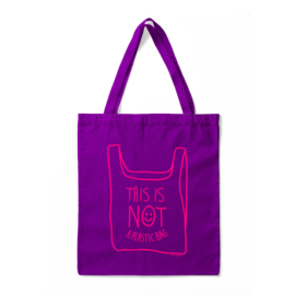 Tas - This Is Not A Plastic Bag - Paars