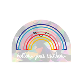 Raamsticker regenboog