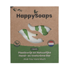 Happy Soaps - Hand- en Voetcrème Bar – Aloë You Vera Much