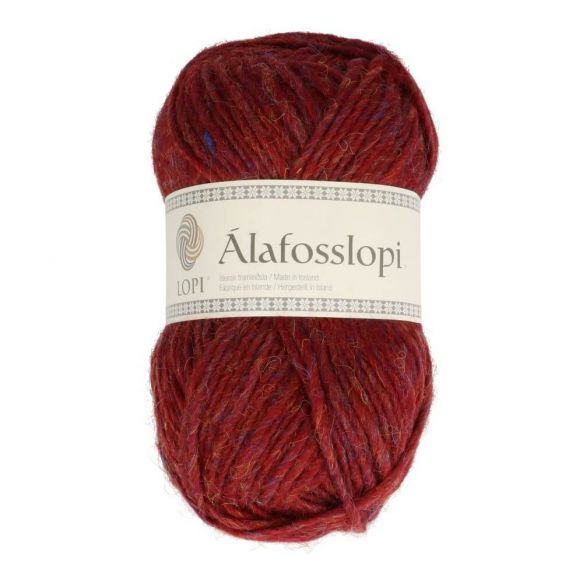 Alafoss lopi 9962 Ruby red heather