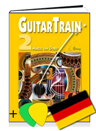 Guitar Train 2 Duitstalig met Youtube video's, CD en Plectrums