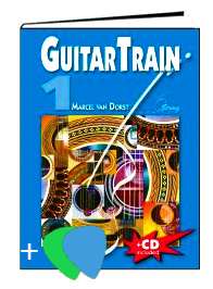 Guitar Train 1 met Youtube video's, CD en Plectrums
