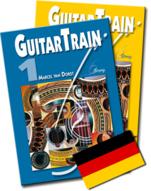 Guitar Train 1 & 2 Duitstalig met CD en Plectrums Gratis verzending