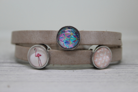 Dubbele Cuoio armband