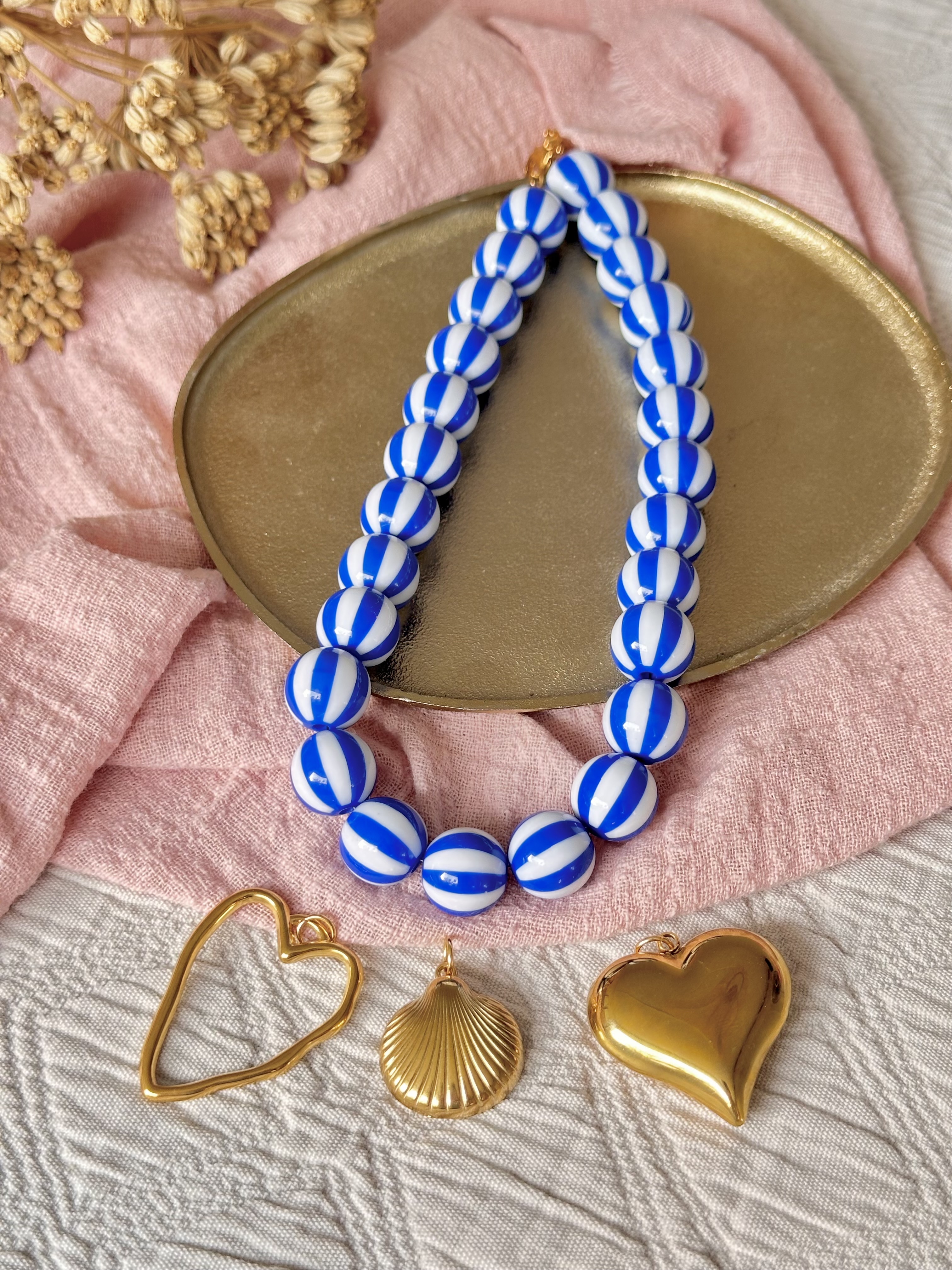 CANDY KETTING BLAUW