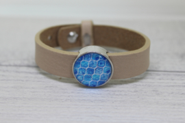 Cuoio armband Zand-beige